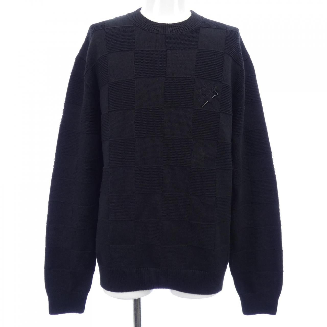 ルイヴィトン LOUIS VUITTON ダミエスティッチクルーネック HNN41WTBY ニット