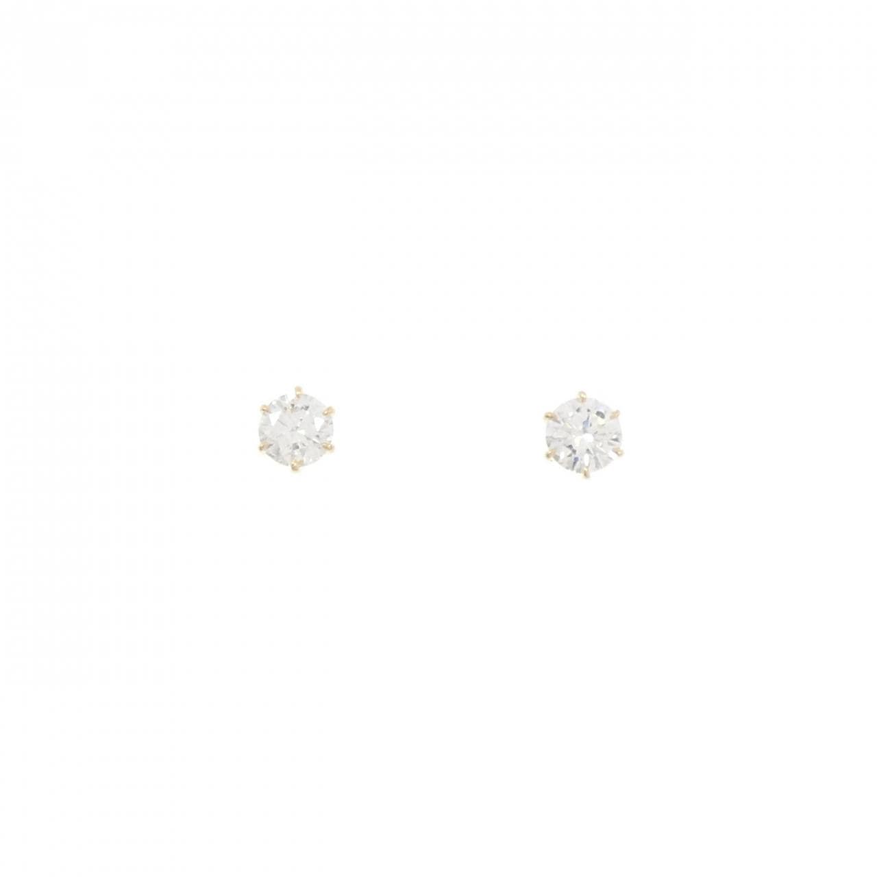 【リメイク】K18YG/ST ダイヤモンド ピアス 0.211CT 0.218CT D-E VS2 EXT-VG