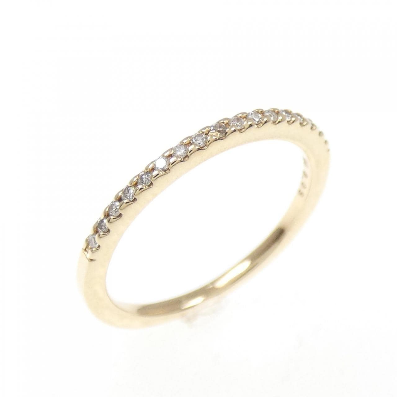 アガット ダイヤモンド ピンキー リング 0.05CT