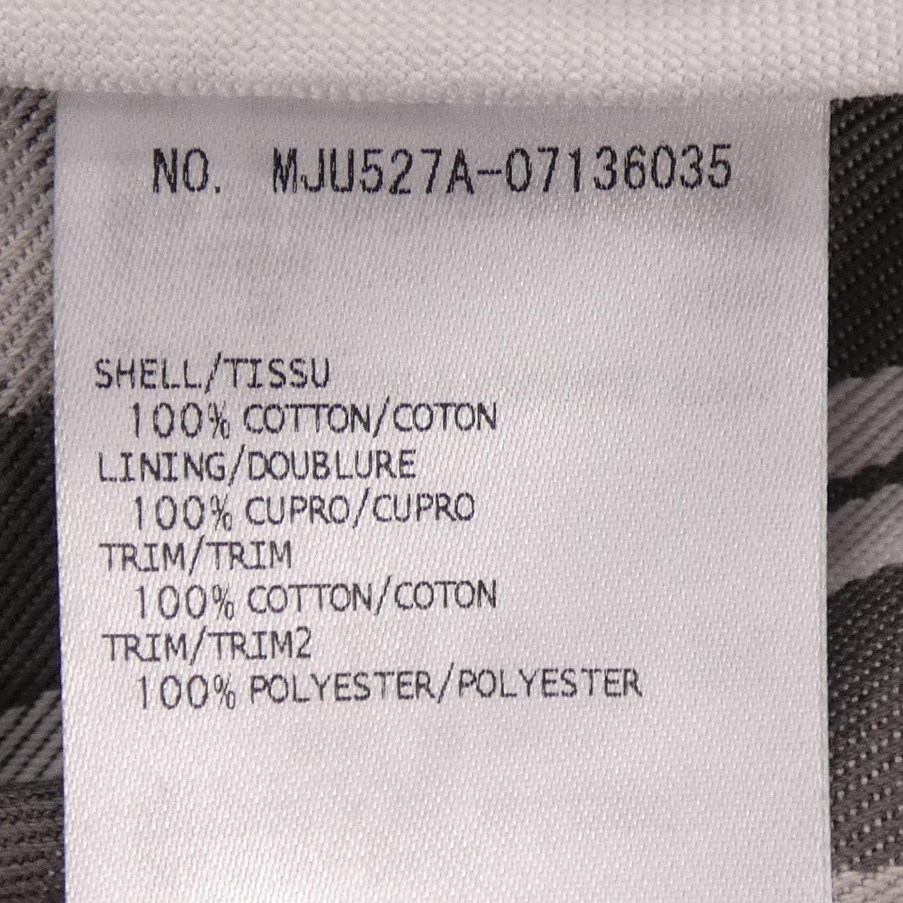 トムブラウン THOM BROWNE MJU527A-07136035 ジャケット