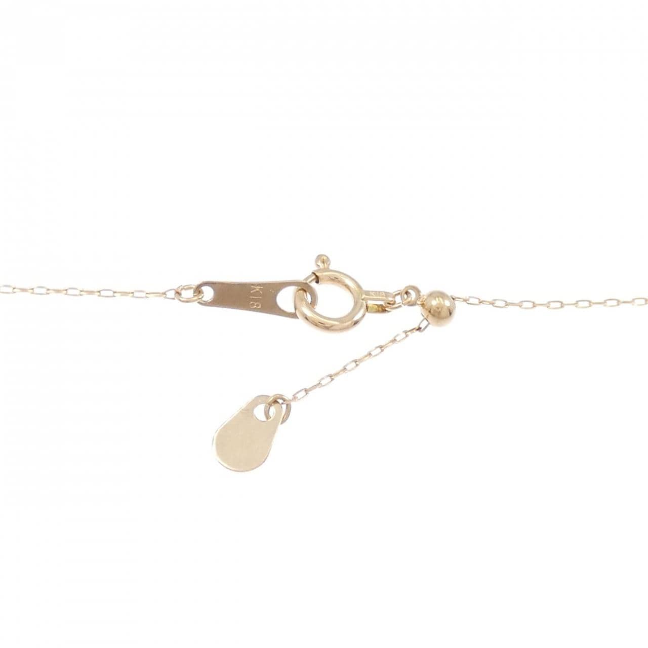 K18PG ダイヤモンド ネックレス 0.03CT