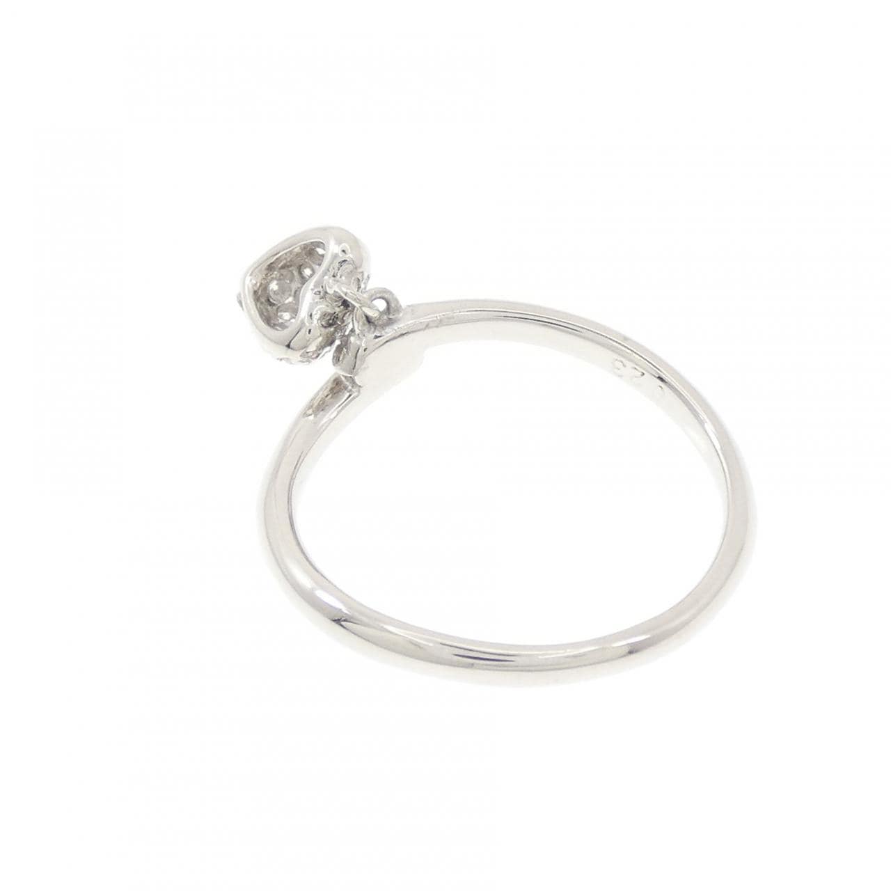 PT900 ハート ダイヤモンド リング 0.23CT