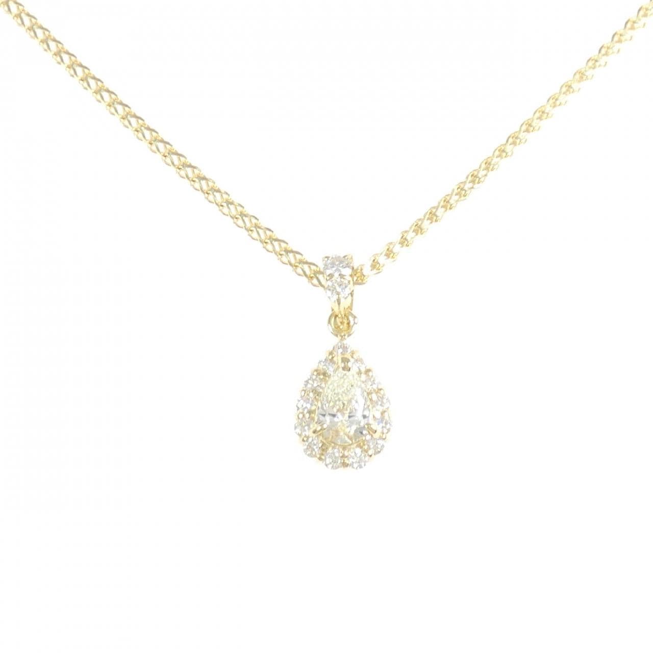K18YG ダイヤモンド ネックレス 0.30CT