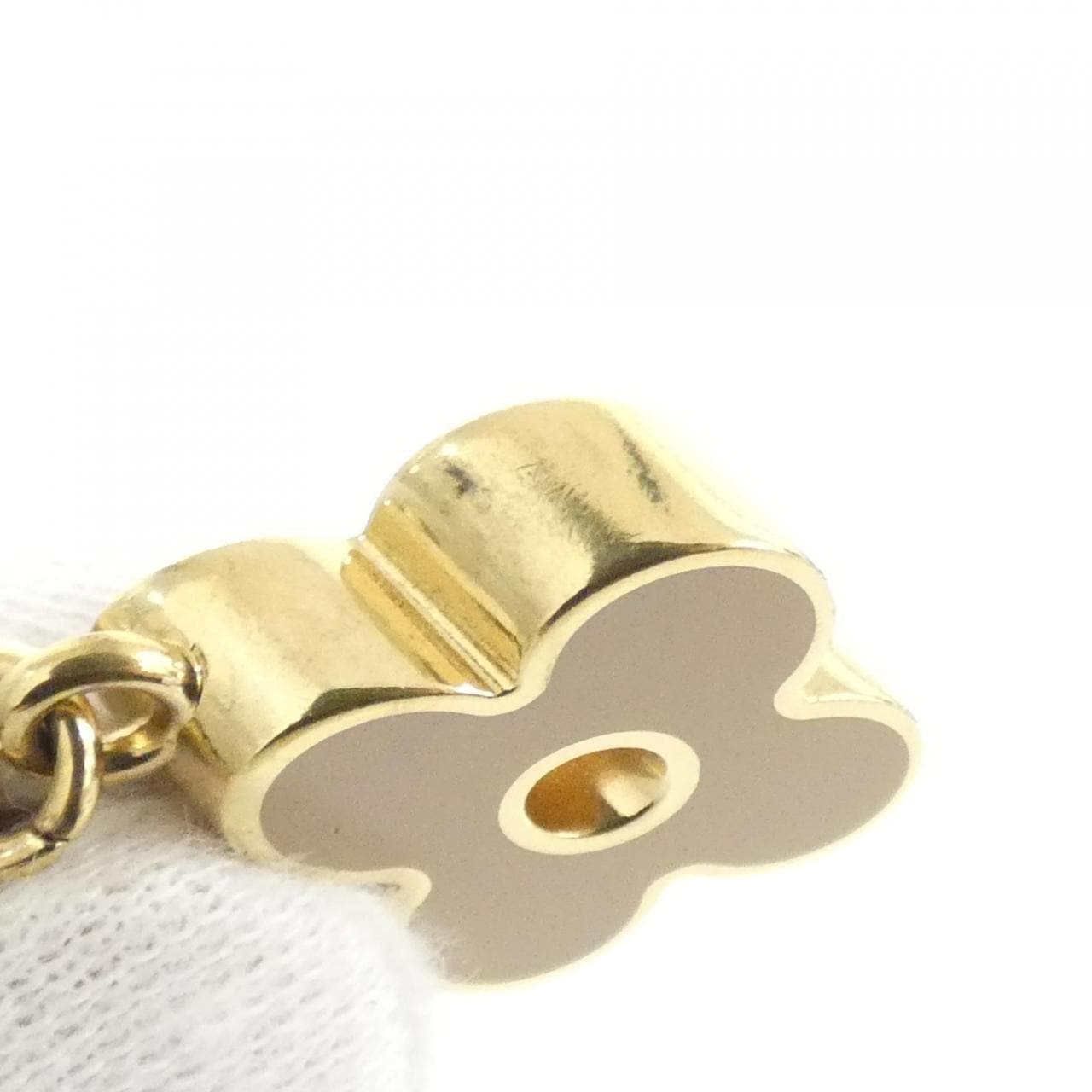 LOUIS VUITTON Bag Charm Chain Fleur De Monogram M65111 Qeelin
