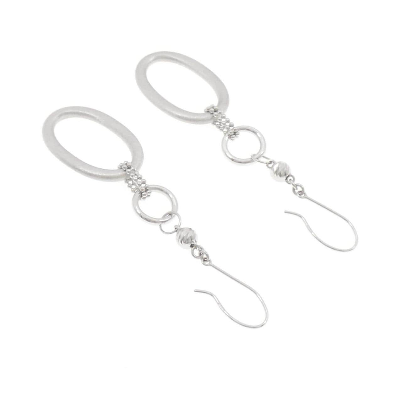 K18WG earrings
