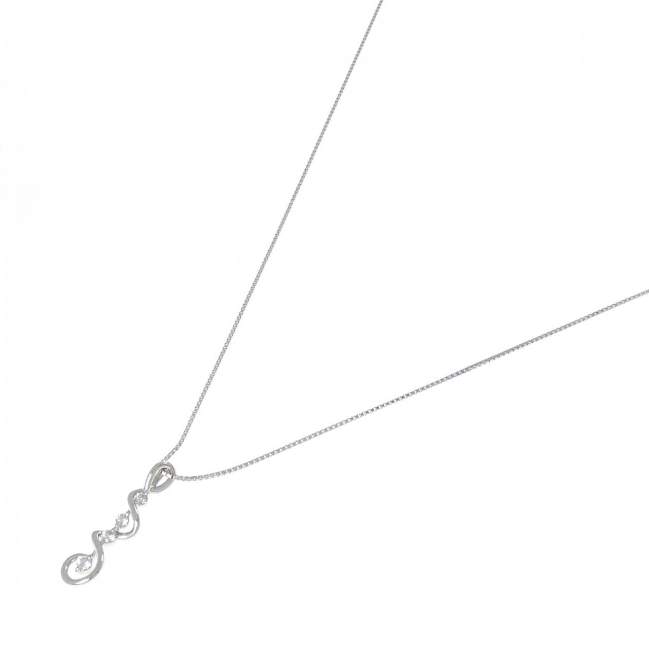 ジーエスティービー ダイヤモンド ネックレス 0.12CT