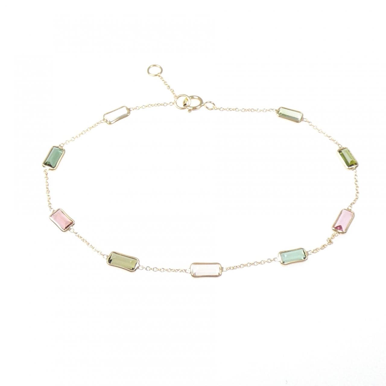 【新品】750YG トルマリン ブレスレット