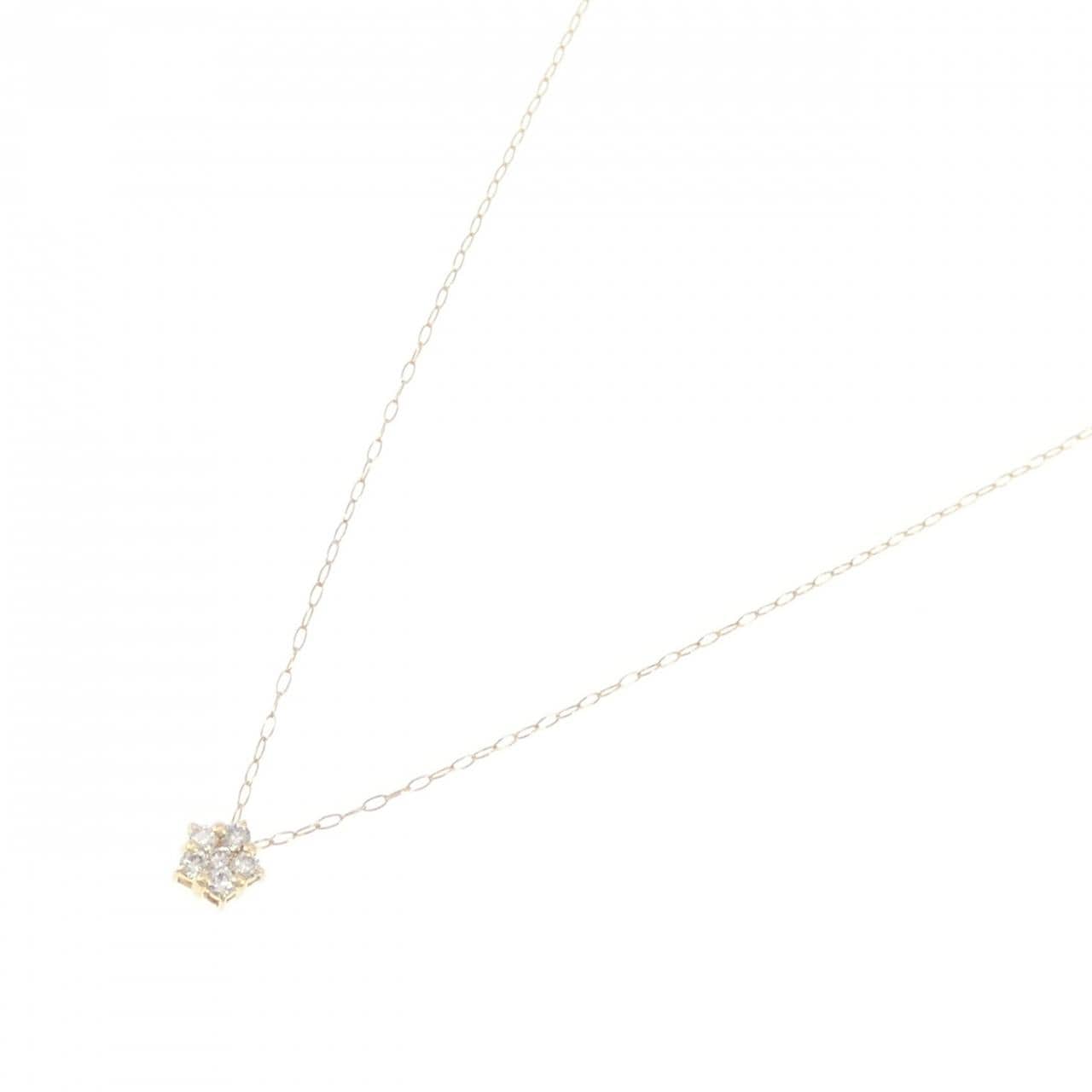 K18YG ダイヤモンド ネックレス 0.10CT