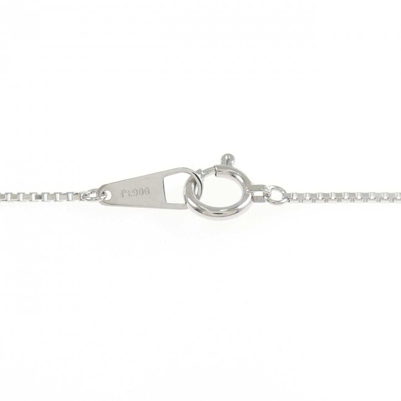 PT900 ソリティア ダイヤモンド ネックレス 0.38CT