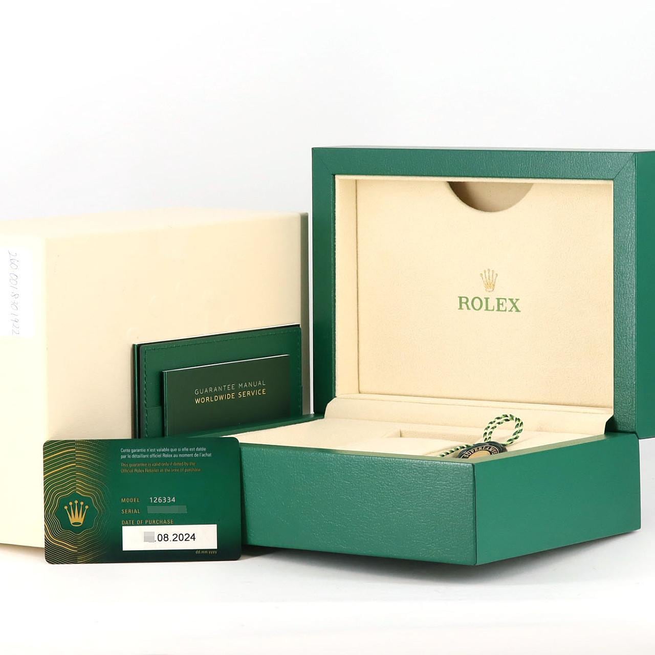 ロレックス デイトジャスト 126334 SSxWG 自動巻 ランダム番