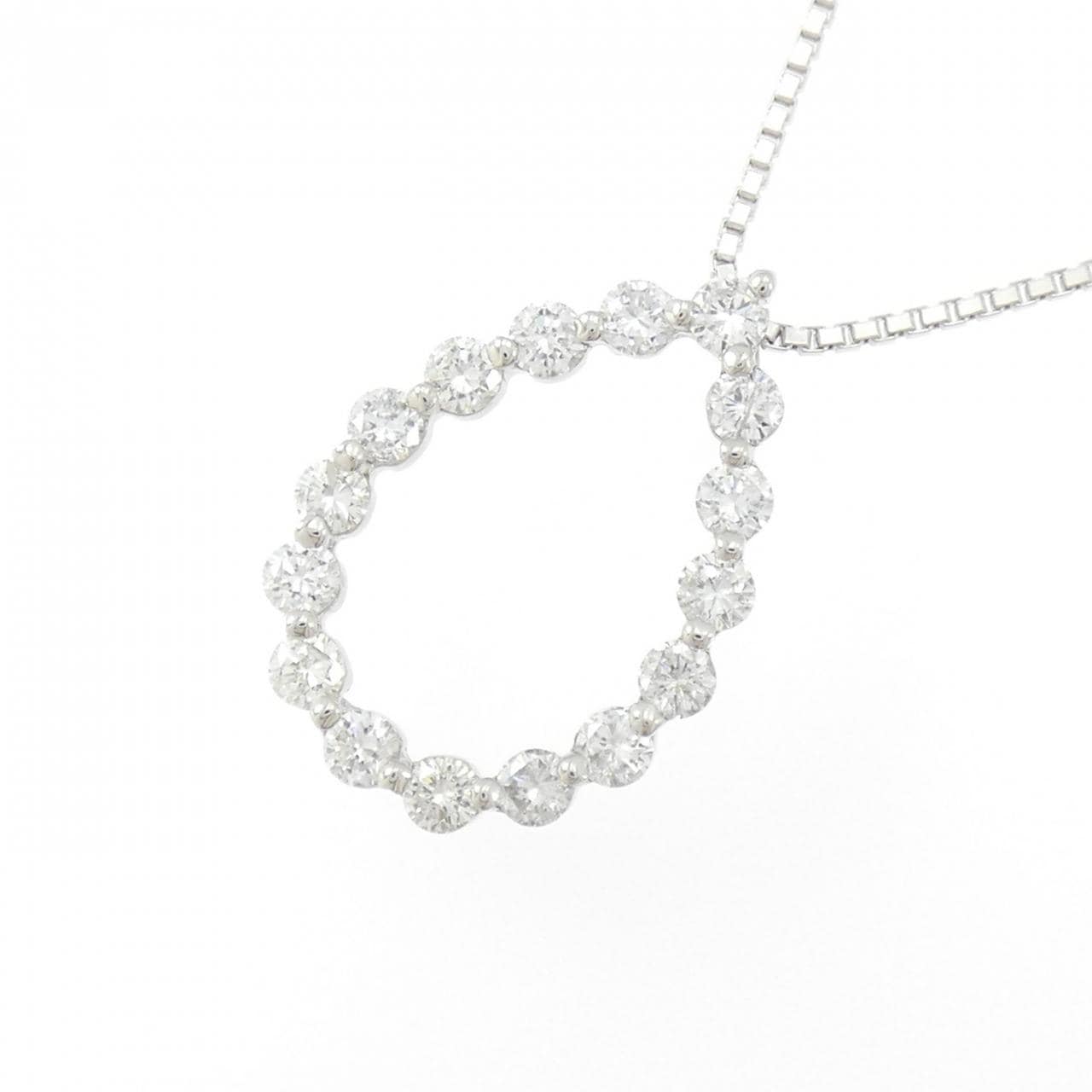 PT900/PT850 ダイヤモンド ネックレス 1.02CT