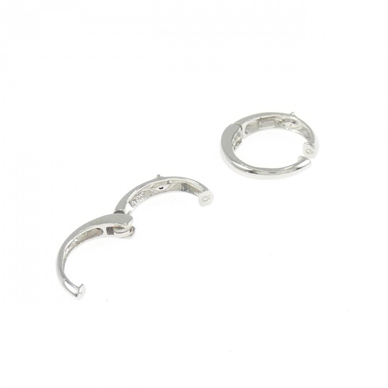 PT900 ダイヤモンド イヤリング 0.04CT