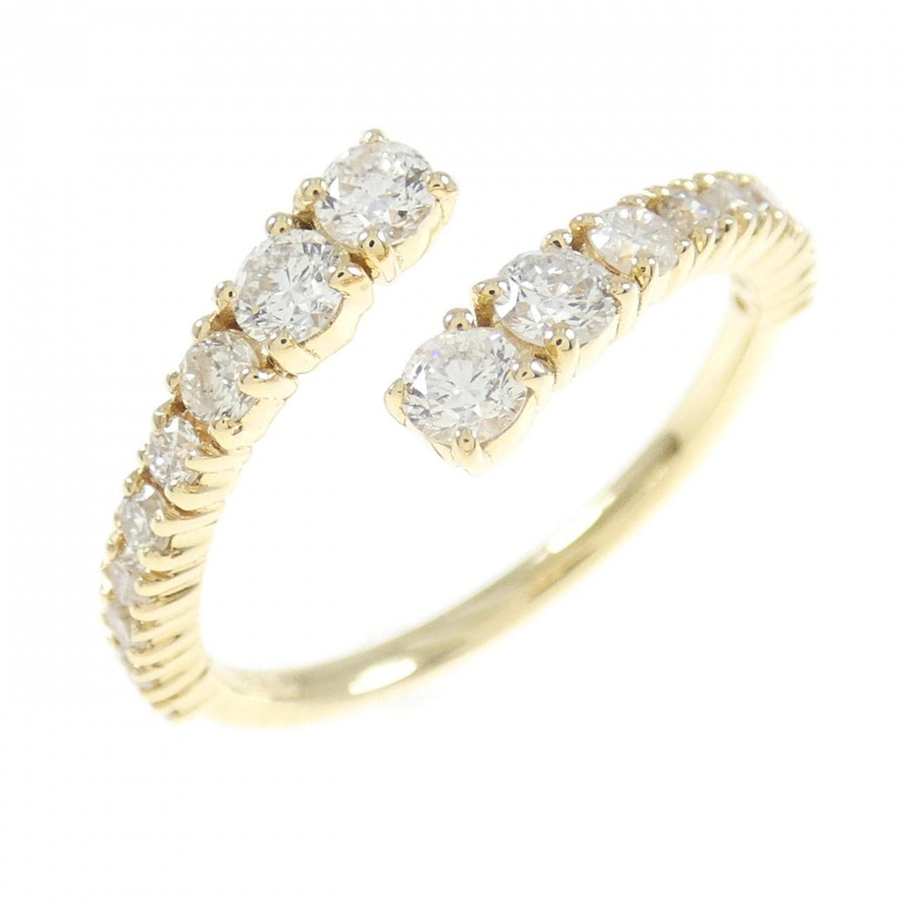 【新品】K18YG ダイヤモンド リング 0.63CT