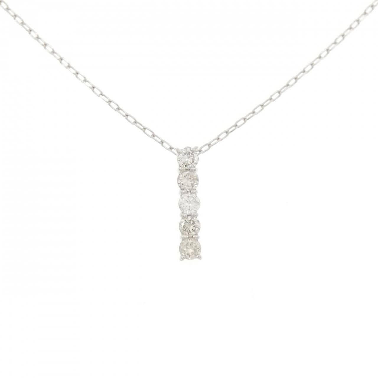 PT900/PT850 ダイヤモンド ネックレス 0.30CT