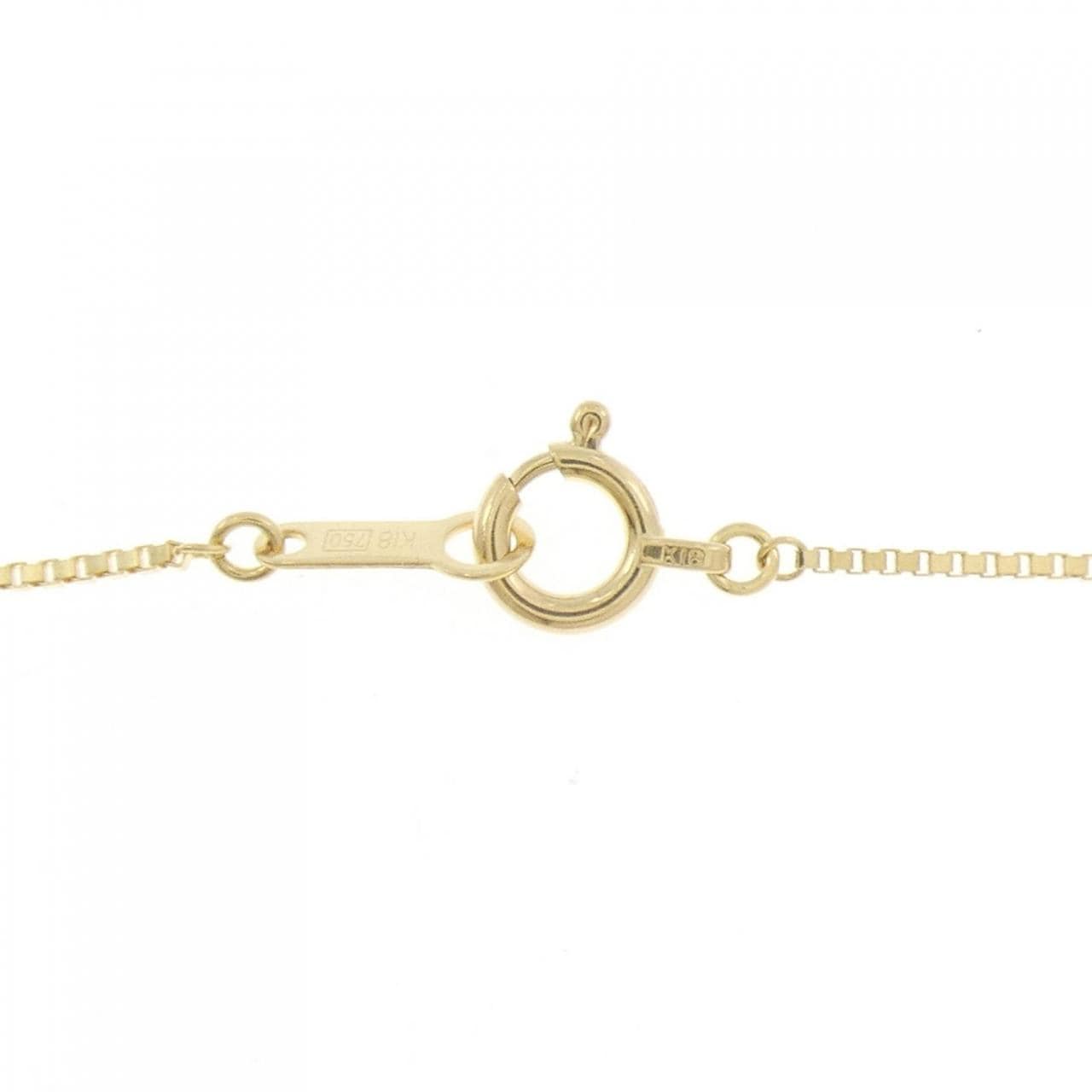 K18YG ダイヤモンド ネックレス 0.18CT