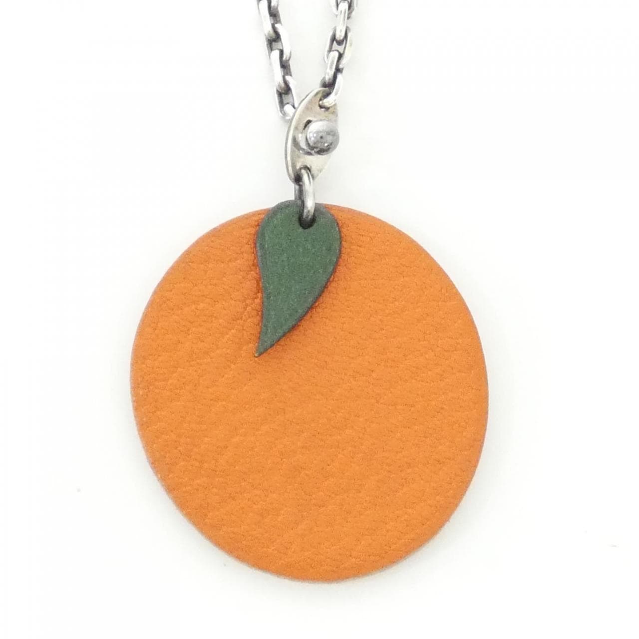 エルメス ORANGE フルーツ ポルト クレ 027888CS キーホルダー