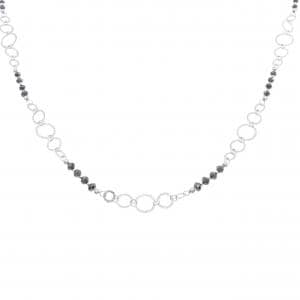 K18WG ダイヤモンド ネックレス 10.0CT