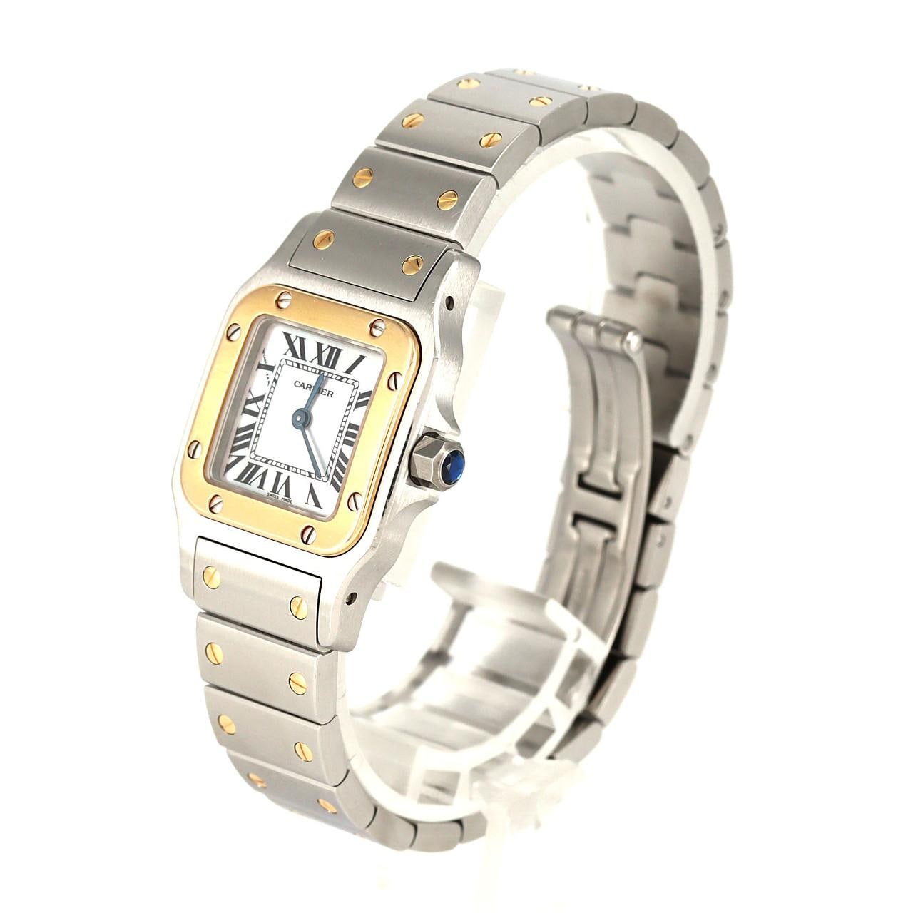 カルティエ サントスガルベSM PGコンビ W20103C4 SSxPG クォーツ