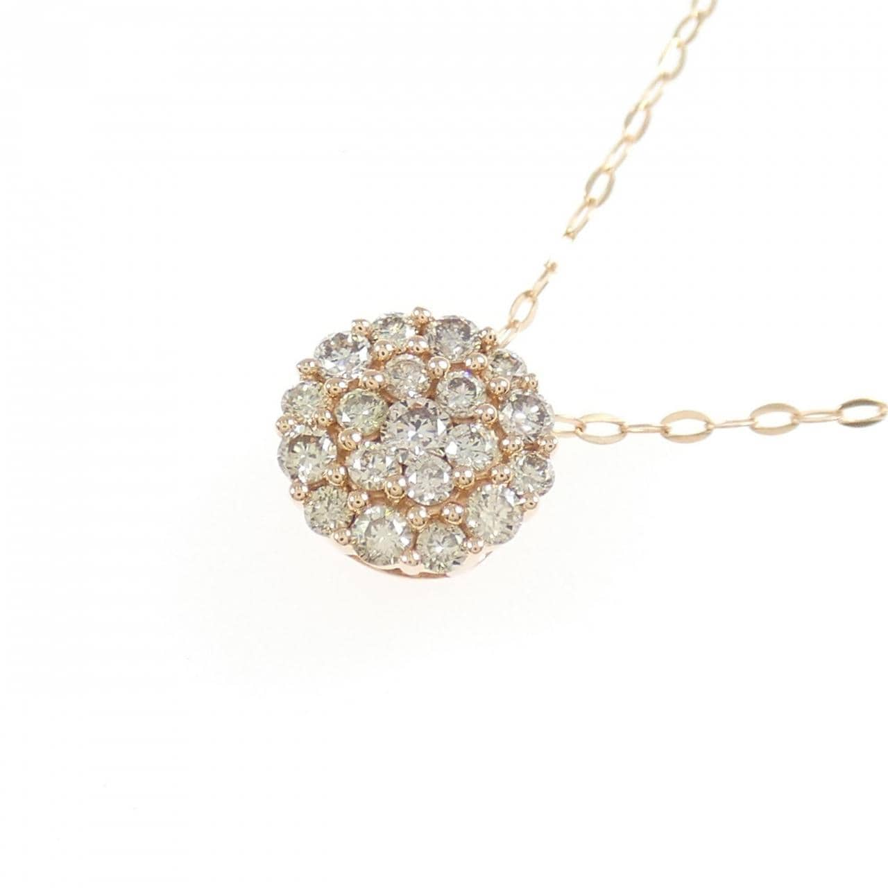 K18PG ダイヤモンド ネックレス 0.30CT