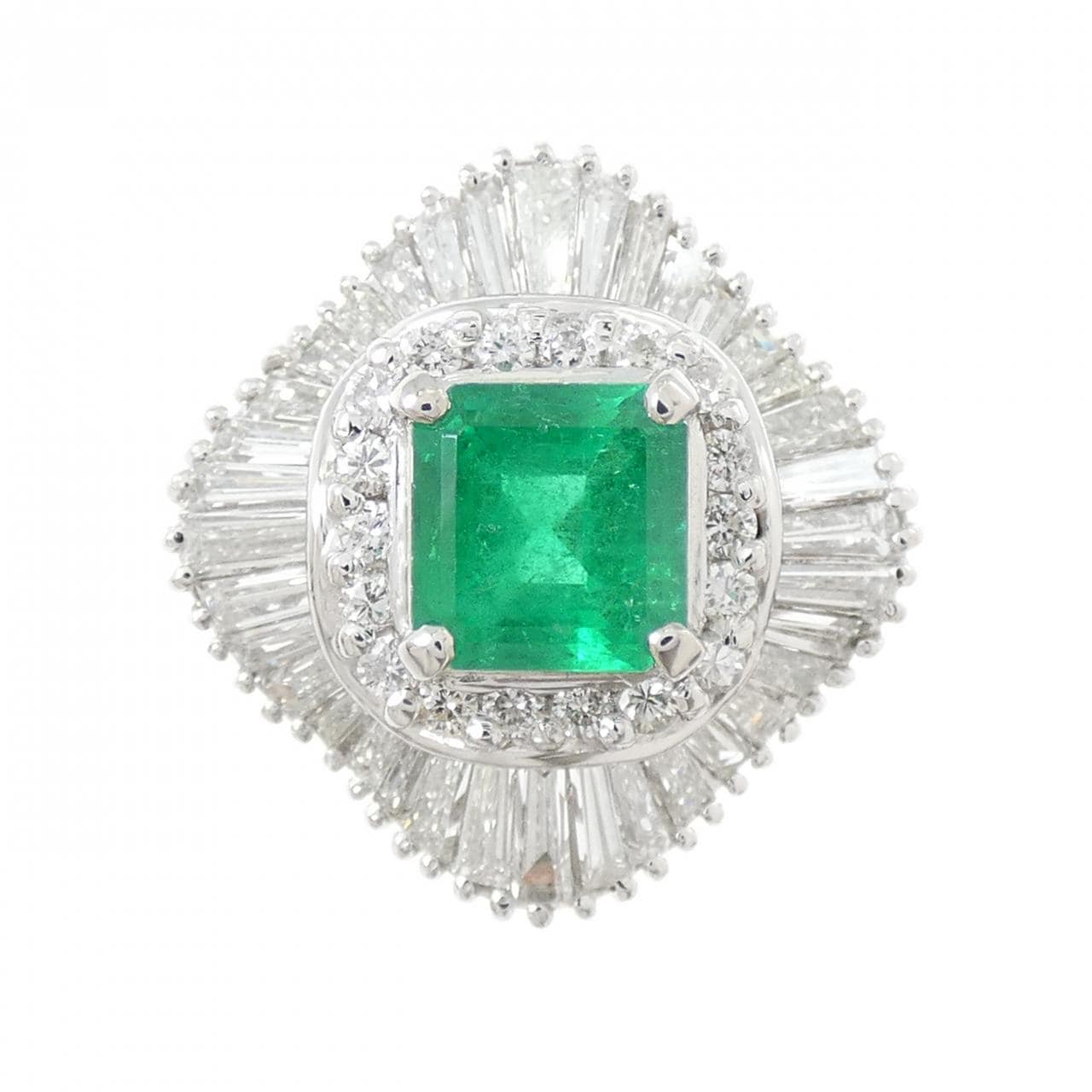PT900 エメラルド リング 1.83CT