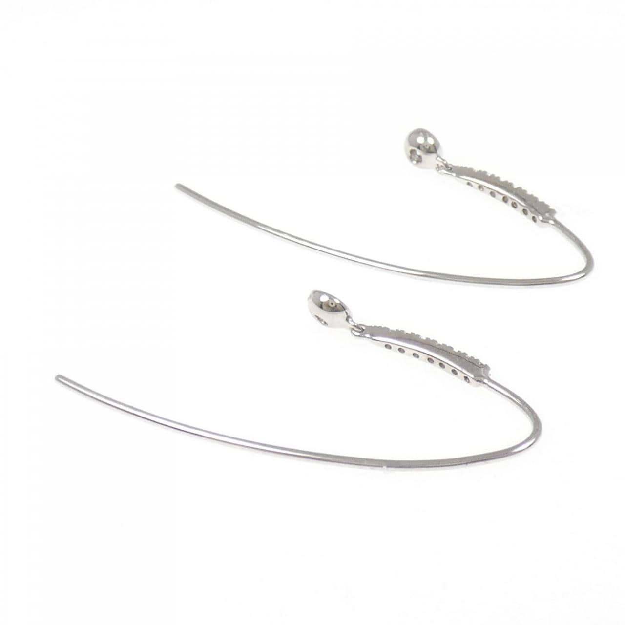 K18WG ダイヤモンド ピアス 0.29CT