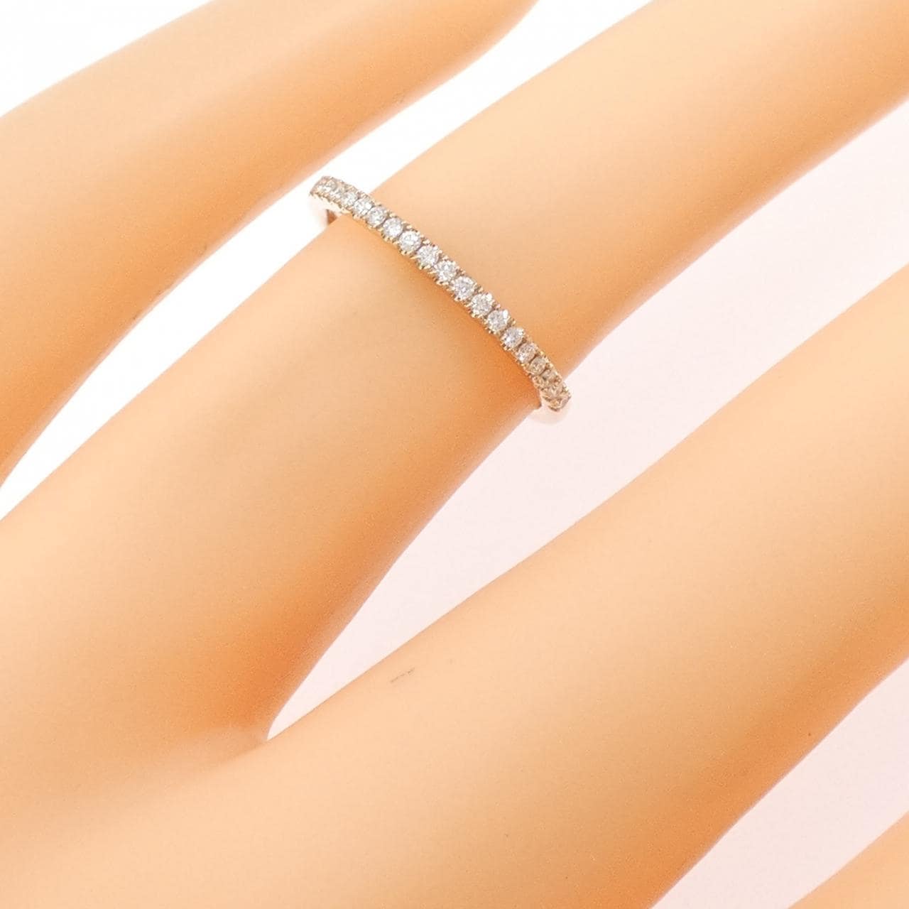 スタージュエリー マイクロセッティング ハーフエタニティ リング 0.07CT