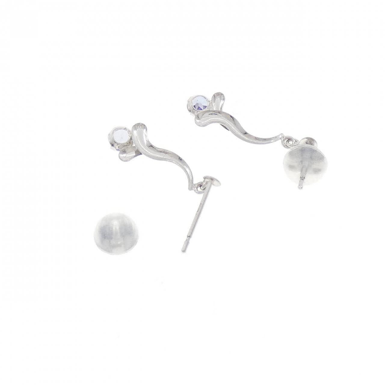 PT900 タンザナイト ピアス