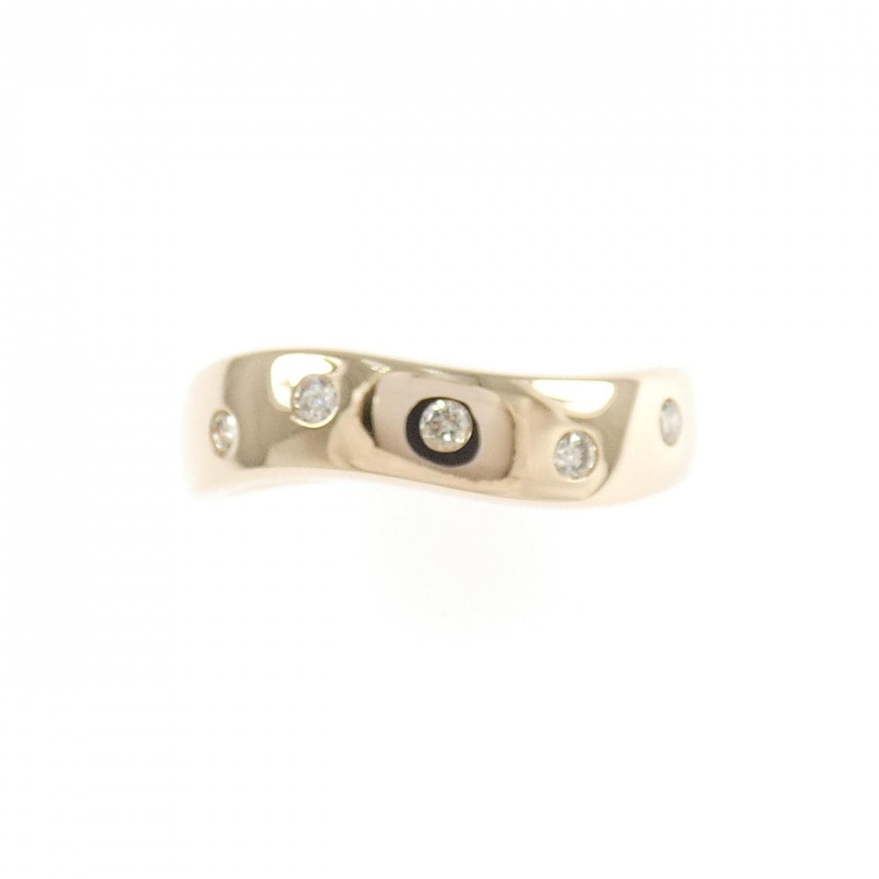 K18PG ダイヤモンド リング 0.10CT