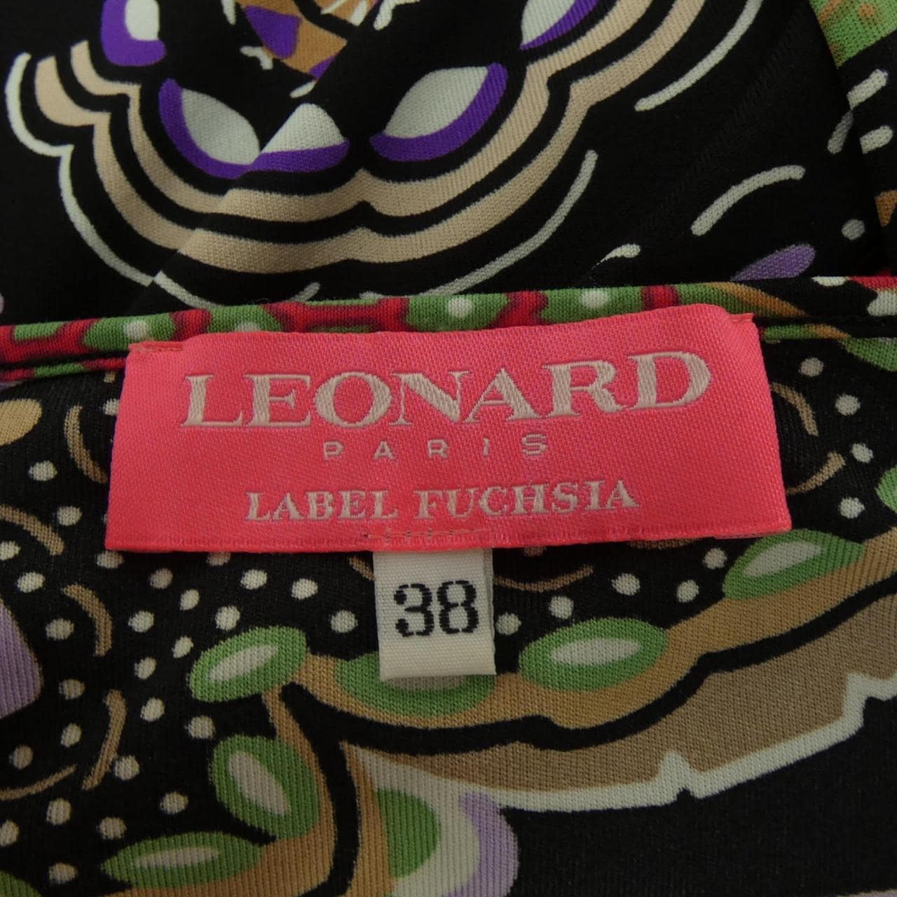 LEONARD FUCHSIA連衣裙