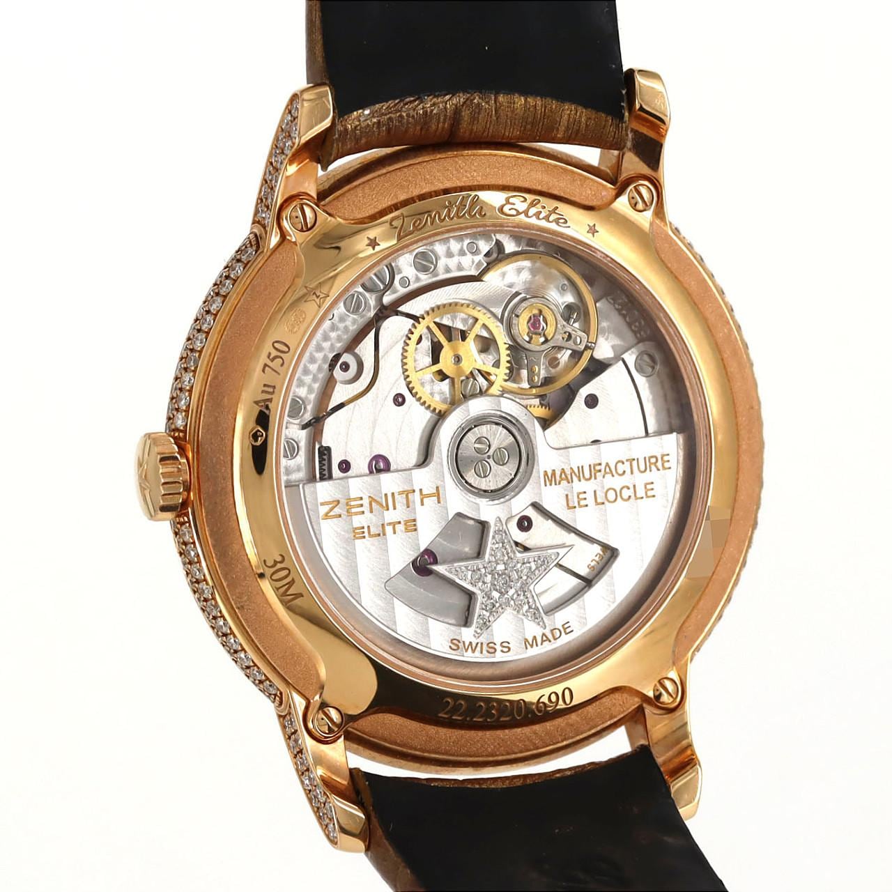 ゼニス エリートレディムーンフェイズ PG/D 22.2320.690/79.C713 PG･RG 自動巻