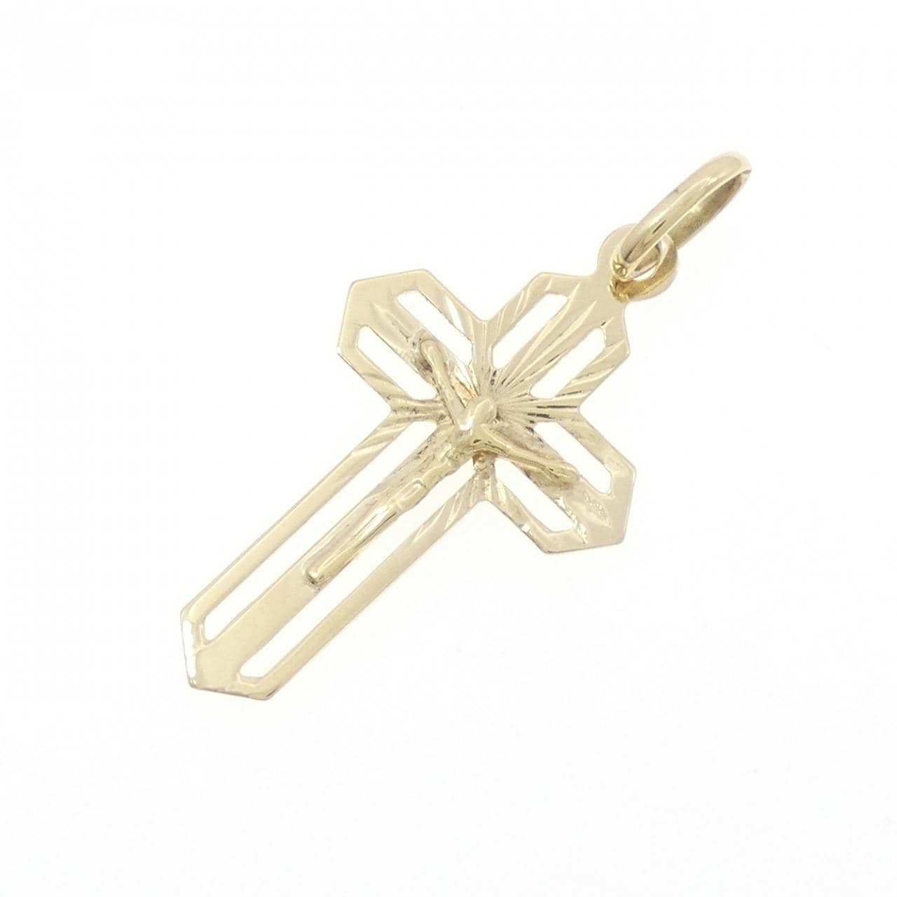 585YG クロス ペンダント