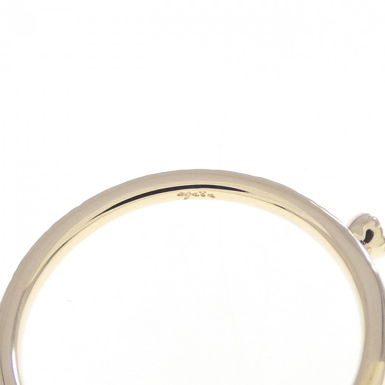 アガット ダイヤモンド リング 0.01CT