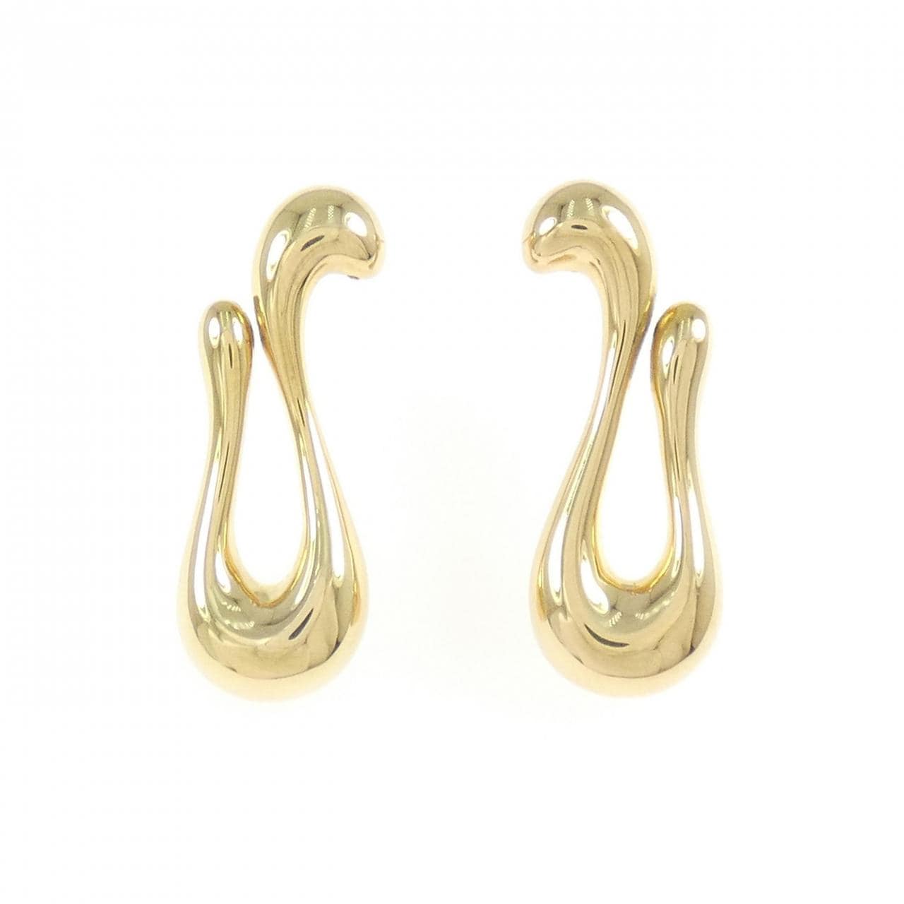 K18YG earrings