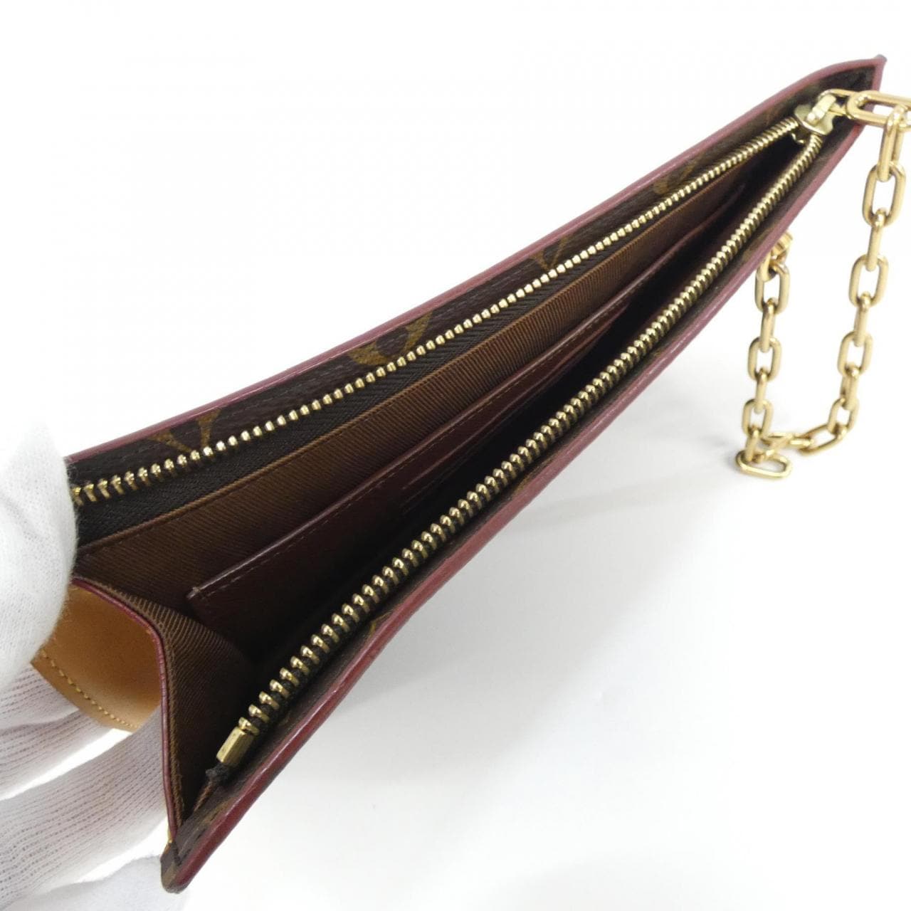 ルイヴィトン モノグラム チェーン クラッチ M55646 バッグ