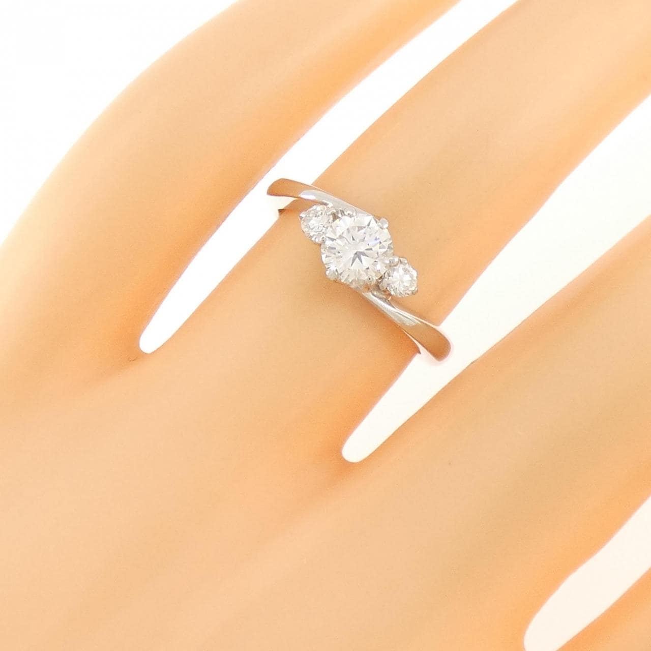 PT900 ダイヤモンド リング 0.493CT I VS2 Good