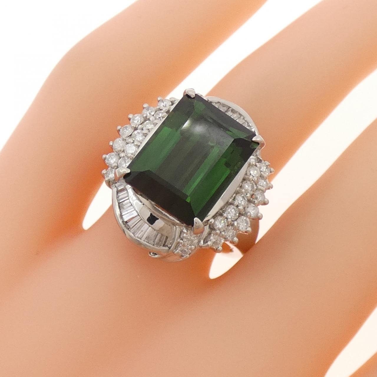 PT900 トルマリン リング 8.90CT