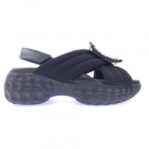 ロジェヴィヴィエ ROGER VIVIER ヴィヴ ラン ライト ストラス バックル サンダル