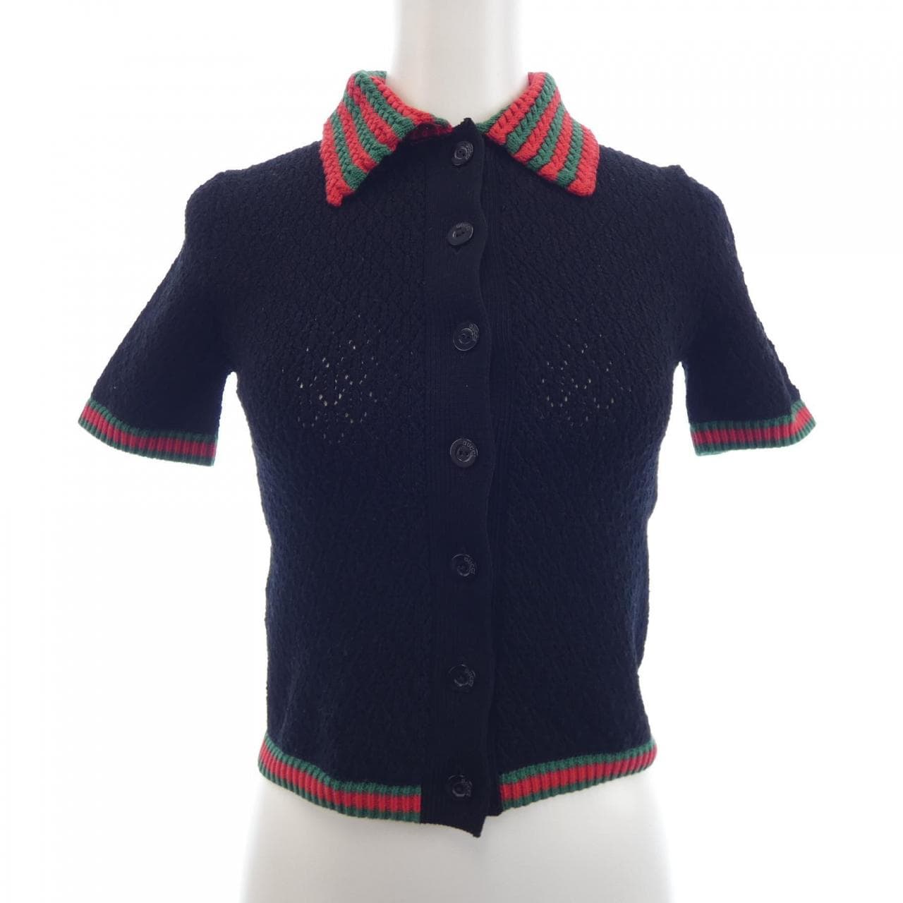 グッチ GUCCI COTTON LACE POLO 792042 XKD3C ポロシャツ