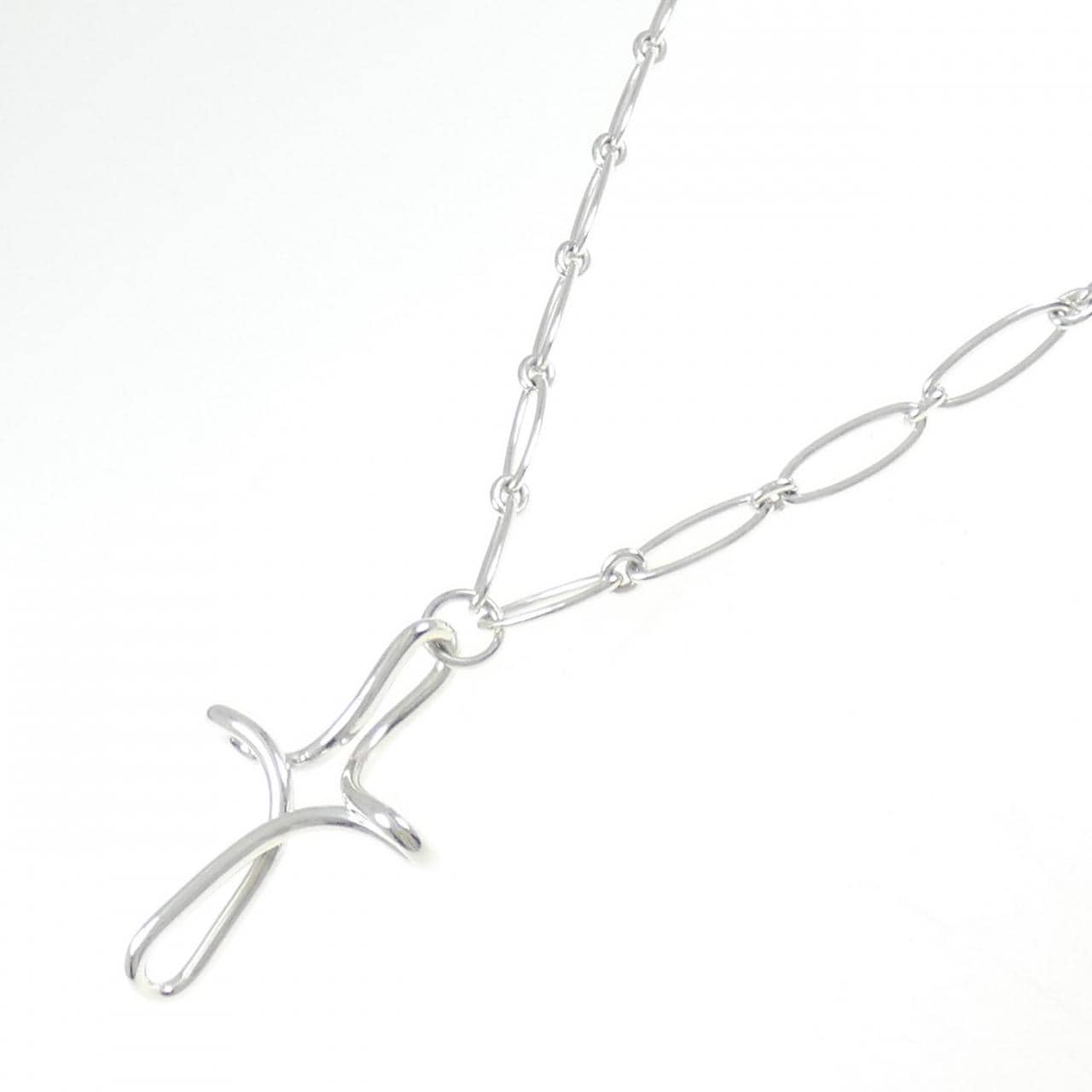 TIFFANY infinity cross necklace