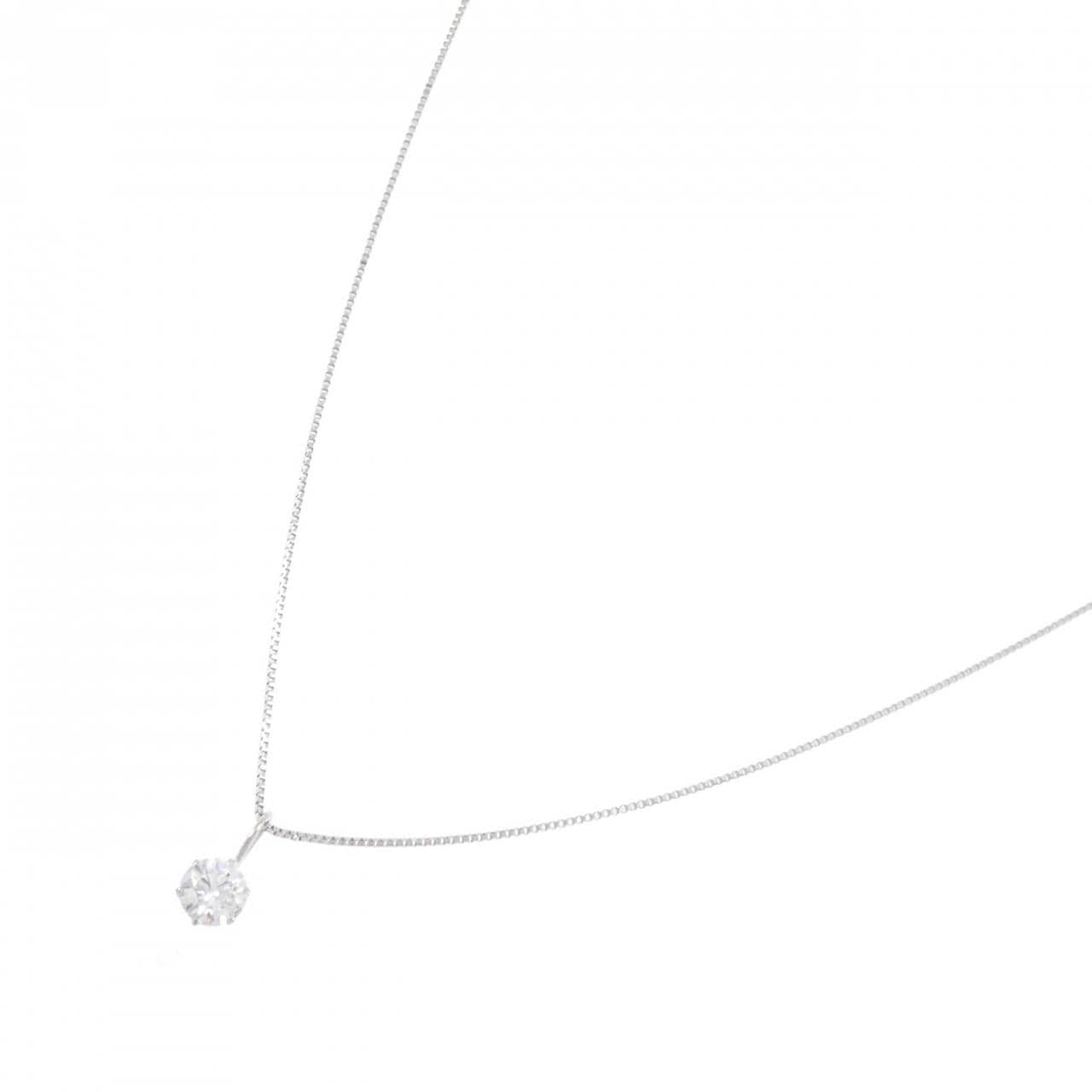 PT900/PT850 ダイヤモンド ネックレス 0.301CT D SI2 EXT H&C