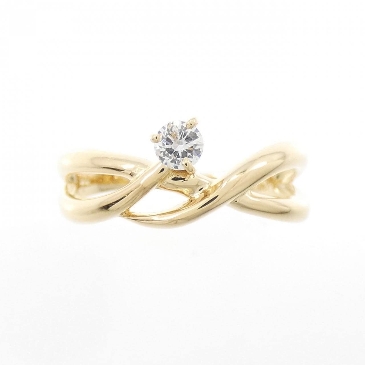 K18YG ダイヤモンド リング 0.10CT