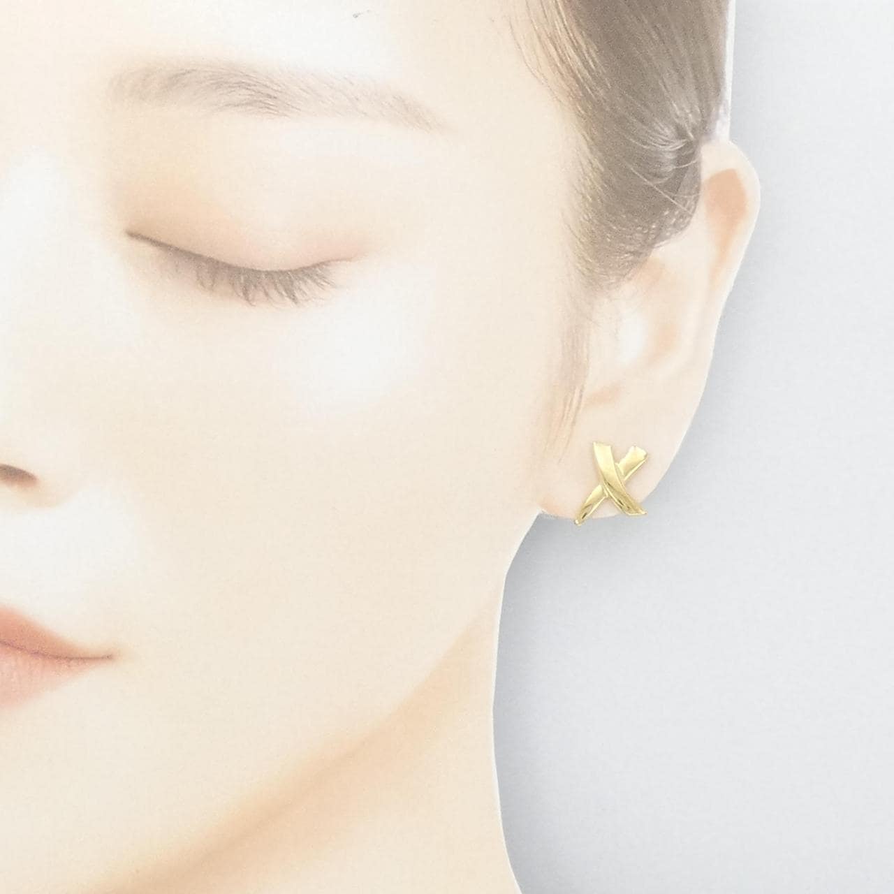 TIFFANY ティファニー K18YG キス ピアス 片耳用 6007 コメ兵｜ティファニー キス ピアス｜ティファニー｜ブランド