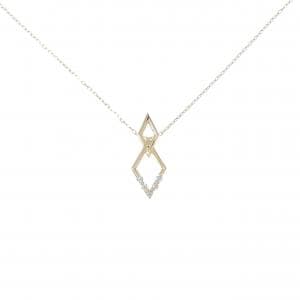 K18YG ダイヤモンド ネックレス 0.042CT