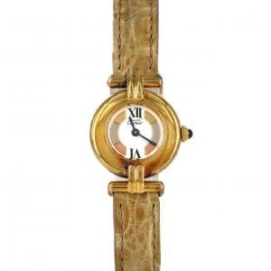 【ノーメンテナンス特価】カルティエ マストコリゼSM GP W1006654 GP クォーツ