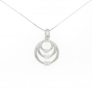 K18WG ダイヤモンド ネックレス 0.50CT