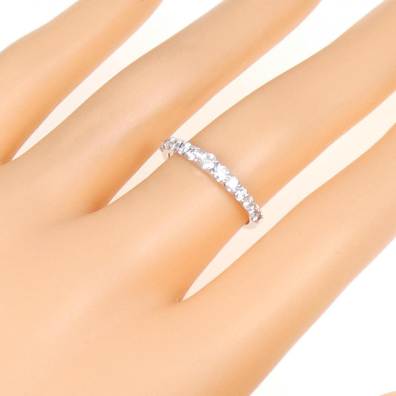 K18WG ダイヤモンド リング 0.50CT