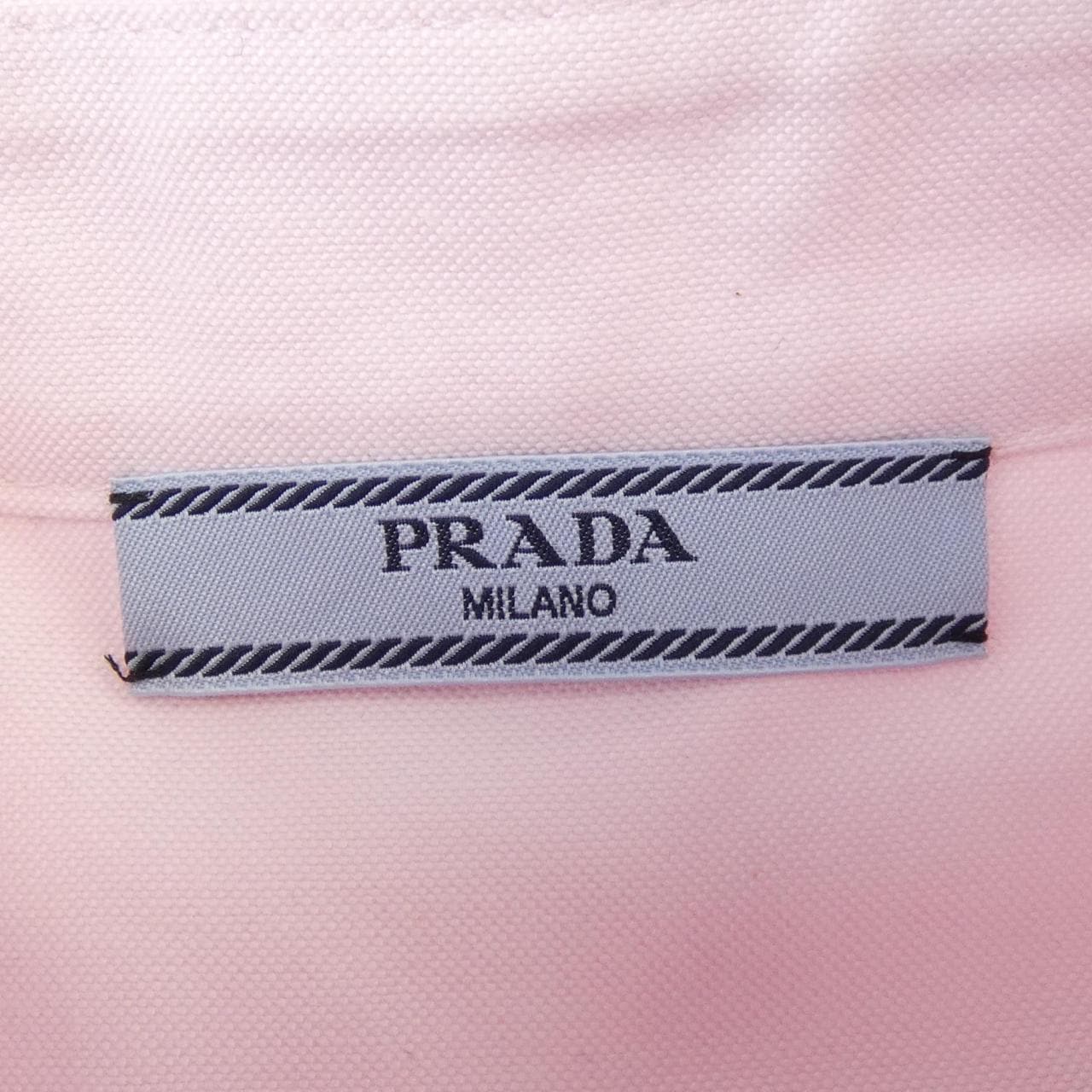 プラダ PRADA エンブロイダリー オックスフォードコットン シャツ P497GR SOOO 14JW シャツ
