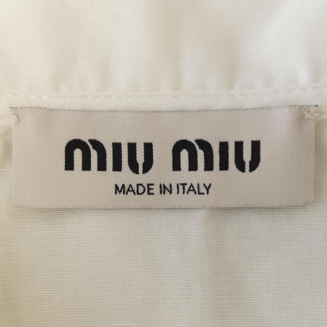 ミュウミュウ MIU MIU MK1932 SOOO 163M S/Sシャツ