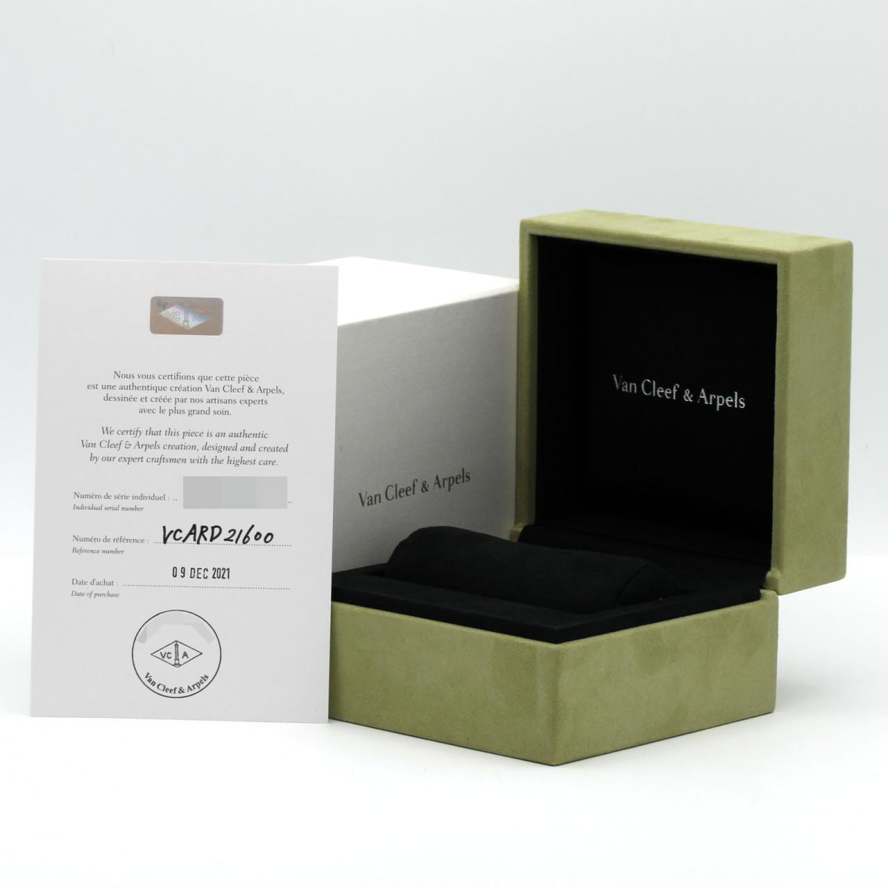 ヴァンクリーフ&アーペル アルハンブラ WG 336574/VCARD21600 WG クォーツ