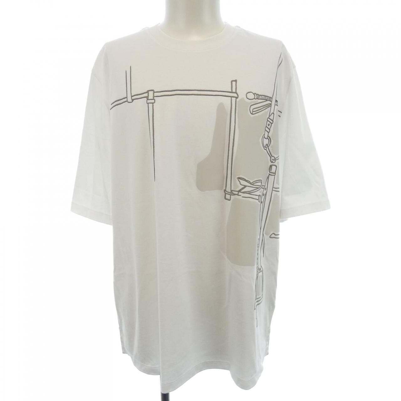 エルメス HERMES アルネ アン グアッシュ3D HARNAIS EN GOUACHE 3D 467930HA Tシャツ